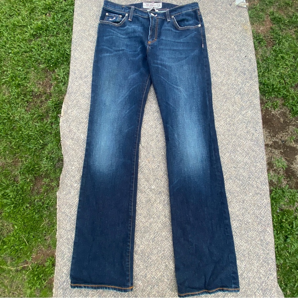 Jacob Cohen Flare Jeans size 32 14 Japanese denim